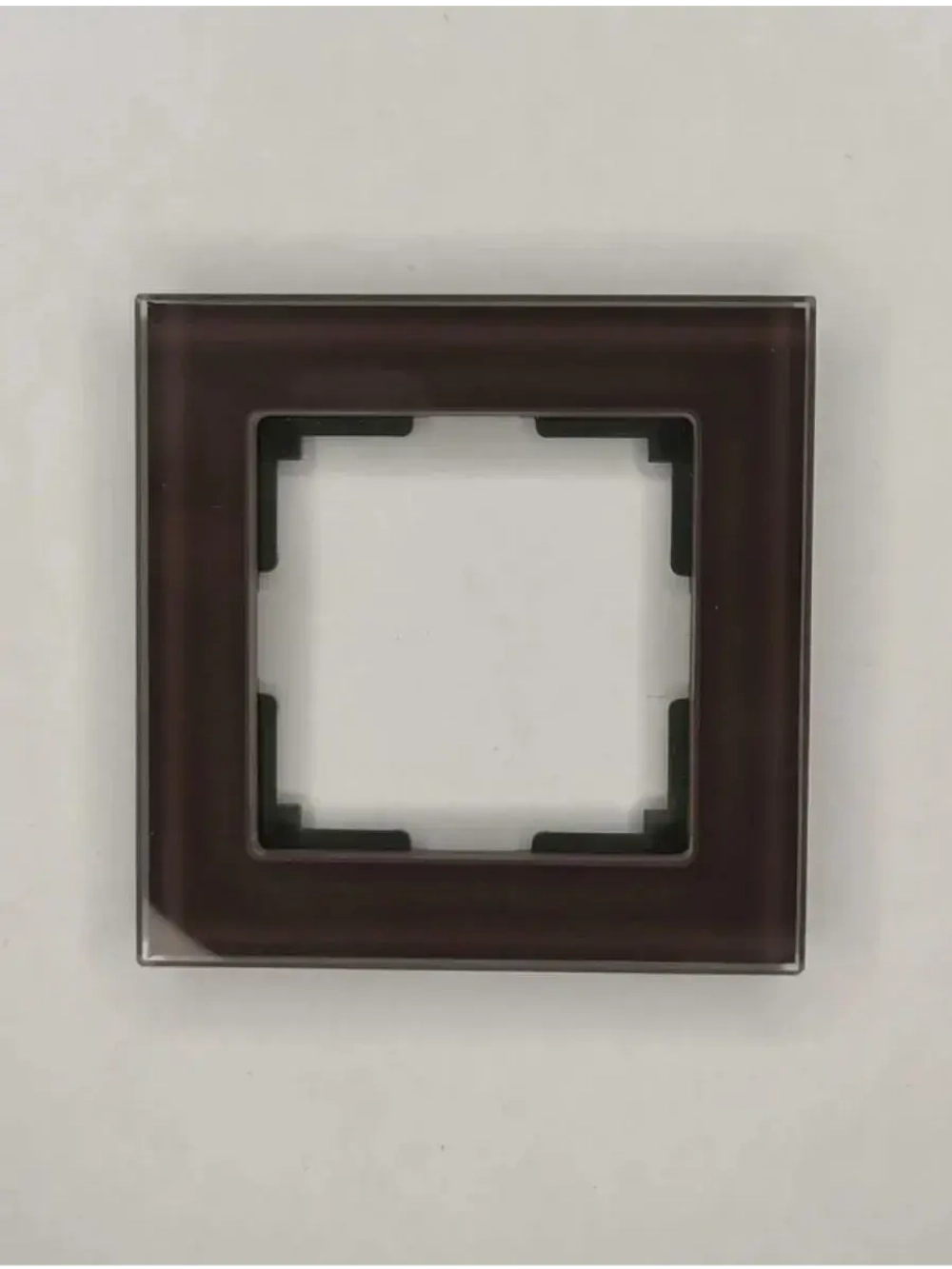 Рамка 1-я из стекла Favorit мокко