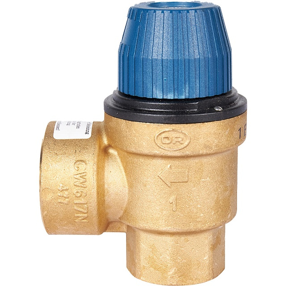 Клапан предохранительный STOUT - 1", сброс 1"1/4 (ВР/ВР, Рн 10 бар)