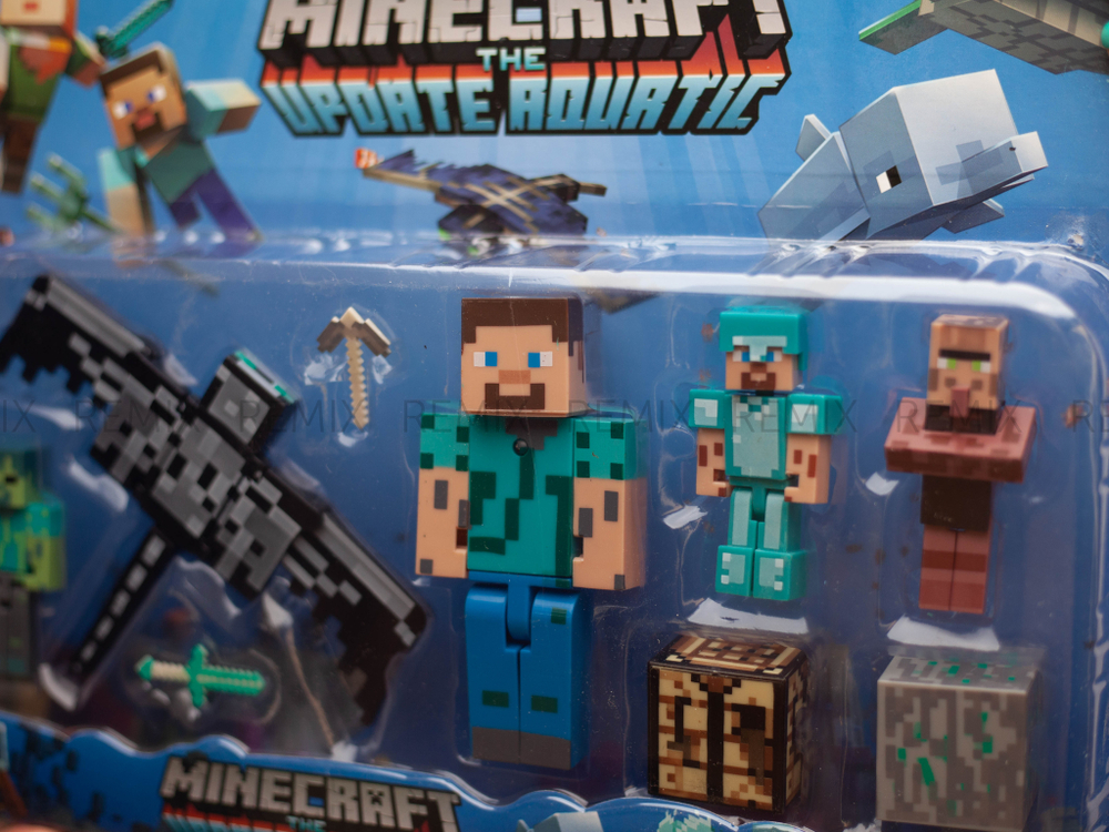 Набор фигурок Minecraft 19006-2 (майнкрафт)