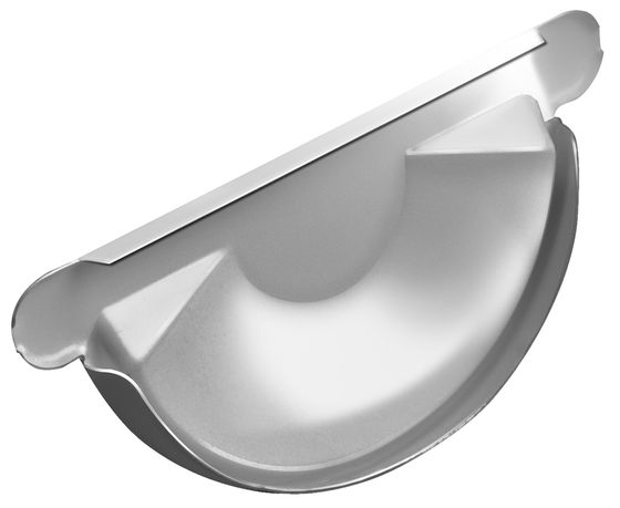 Заглушка желоба ф125 (RAL 9003)