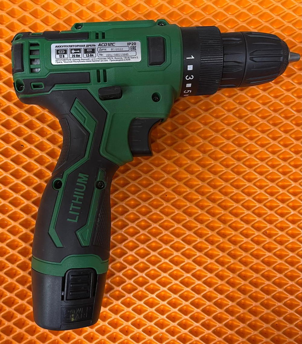 Дрель-шуруповерт HAMMER ACD12C