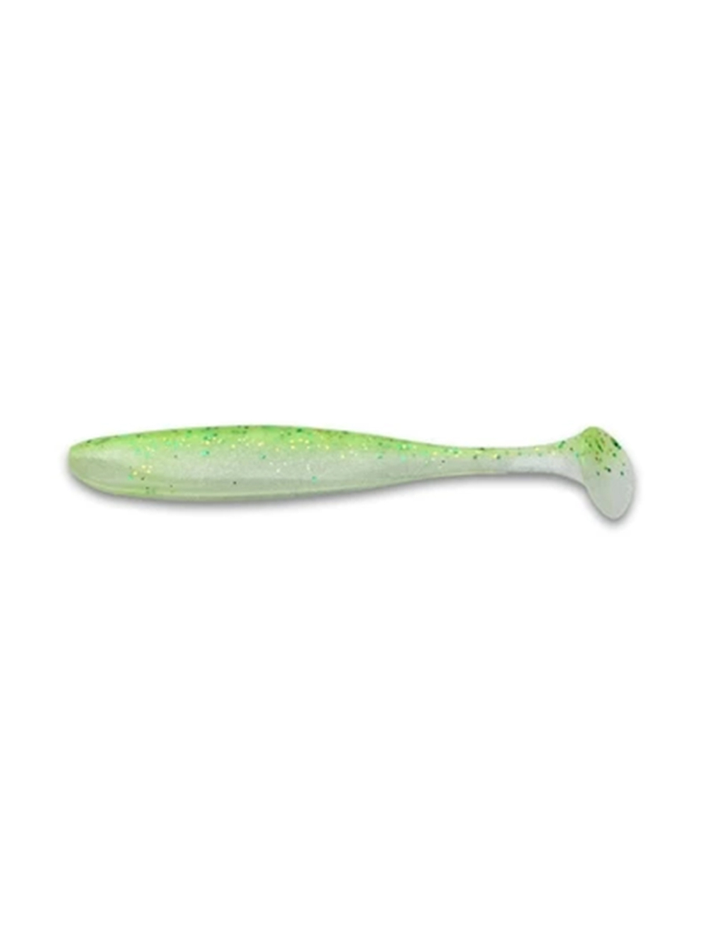 Приманка силиконовая Keitech Easy Shiner 4" PAL #01 Chartreuse Red Flake, 3 упаковки по 7 штук