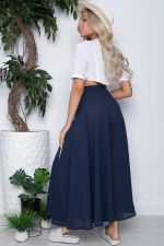 Костюм пляжный Тропикана (белый/синий) К10419 LT Collection