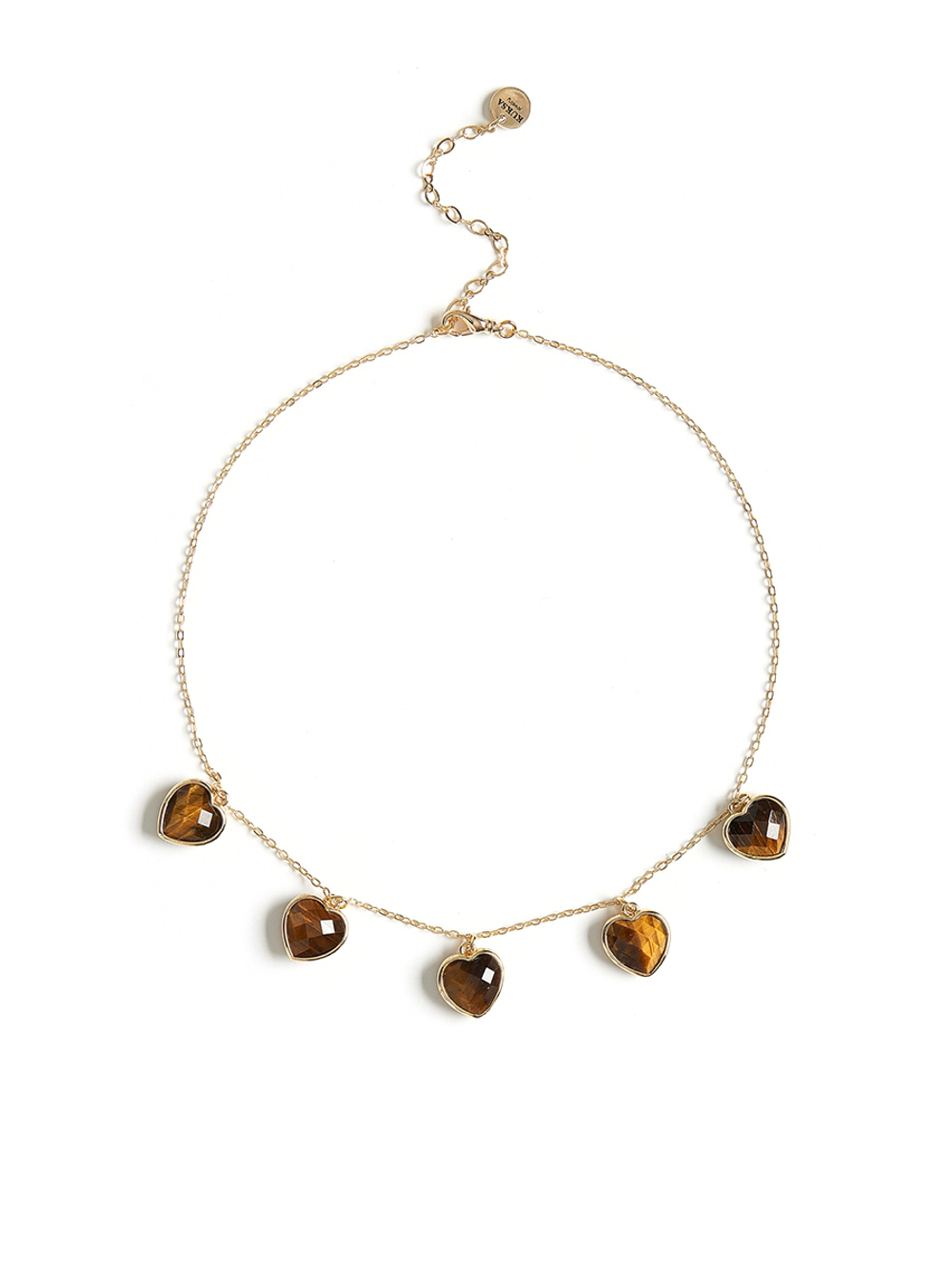 Чокер "Amour" с тигровым глазом Gold