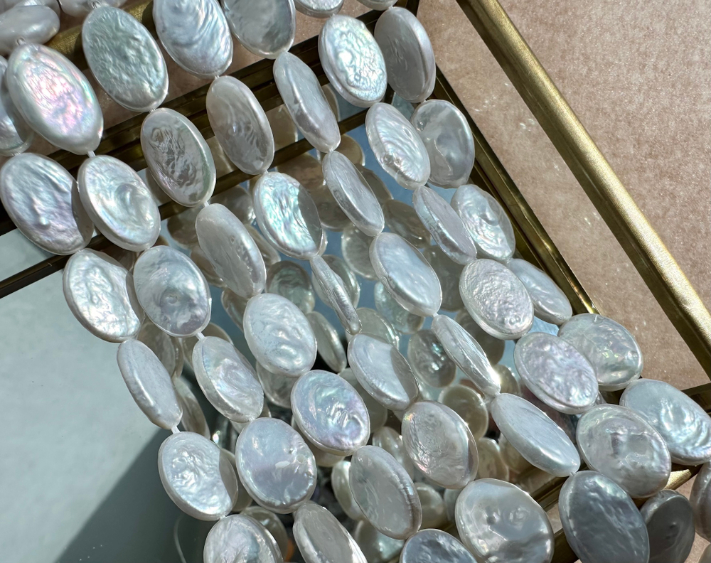 Набор для создания подвески "Цветок" (жемчуг натуральный бусина 10-14мм )