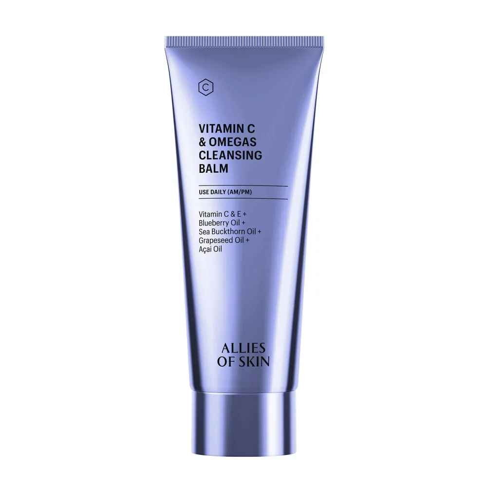 ALLIES OF SKIN Очищающий гель-бальзам с витамином С и омега-комплексом Vitamin C &amp; Omegas Cleansing Balm