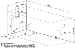 Акриловая ванна Aquanet Nord 160x70 (с каркасом)