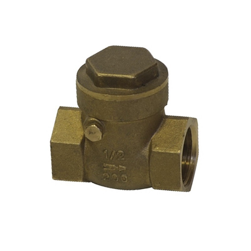 Клапан латунный обратный поворотный DN 100 PN 16 муфтовый, SGL