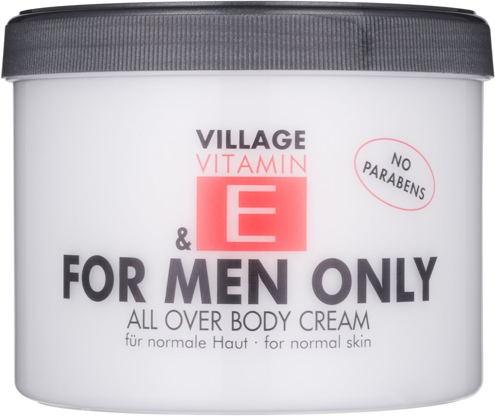 Village Vitamin E For Men Only - крем для тела для мужчин /  bez parabenów 500  ml  / GTIN 4000926956173