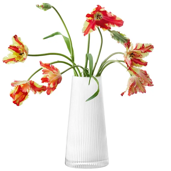 Ваза beacon, 30 см, белая