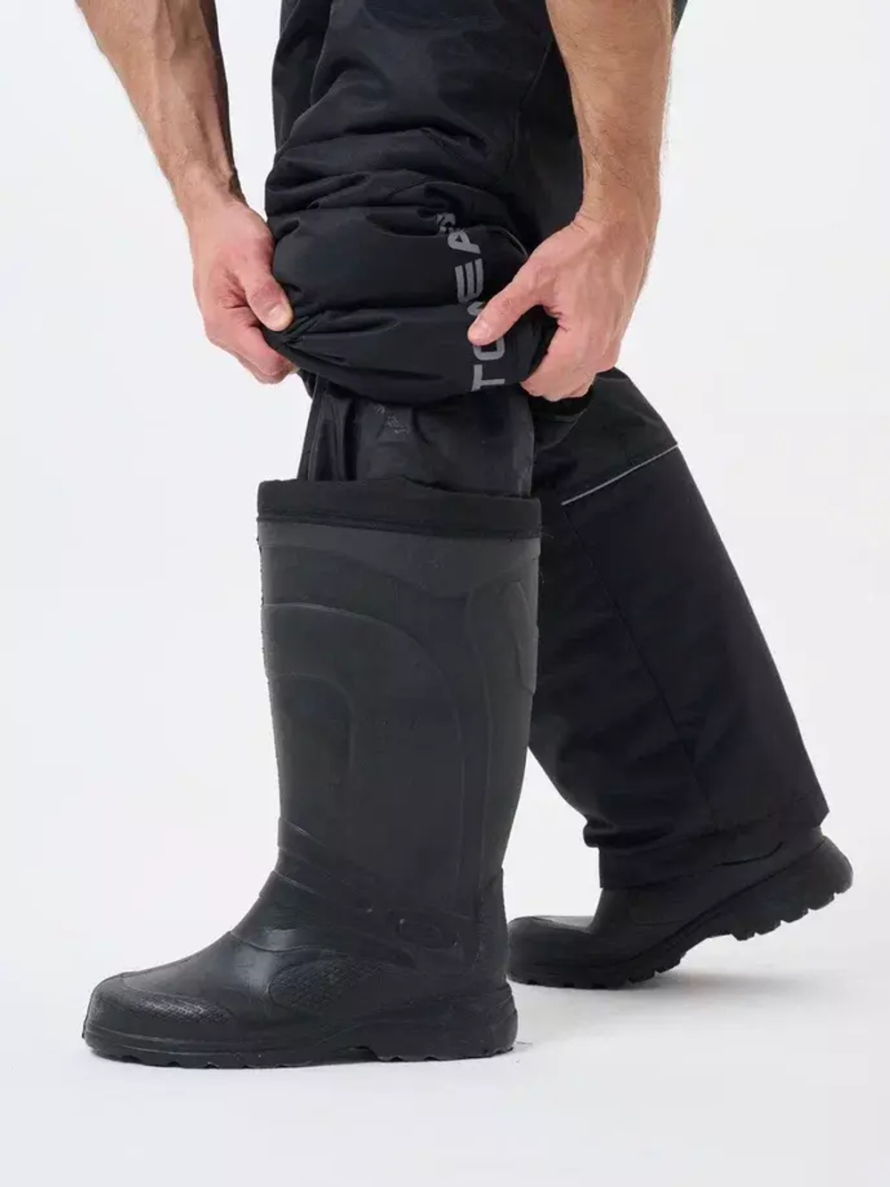 Костюм-поплавок TritonGear S&F Skif -40 (Таслан), Полукомбинезон, Черно-оранжевый