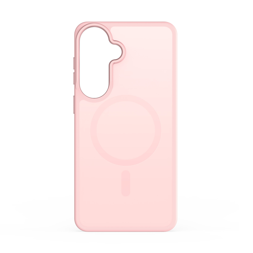 Чехол светло-розового цвета с MagSafe для Samsung Galaxy S26+ Плюс, серия Yind Series от Dux Ducis