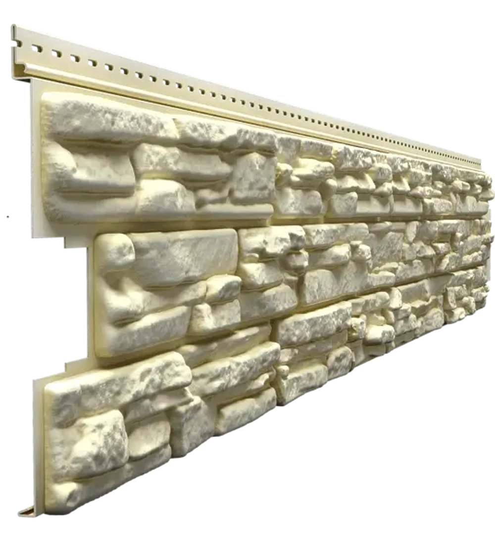 Сайдинг LUX под камень, Rocky, кешью Döcke (Деке)