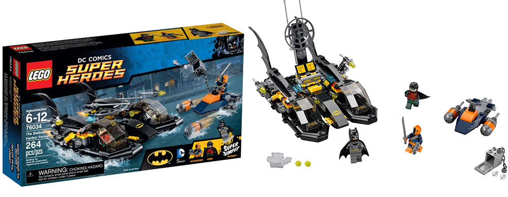 LEGO Super Heroes: Погоня в бухте на Бэткатере 76034 — Batboat Harbour Pursuit — Лего Супергерои ДиСи