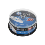 Оптический диск HP для записи CD-R 52 X 700MB / 80 min 25 шт/упак