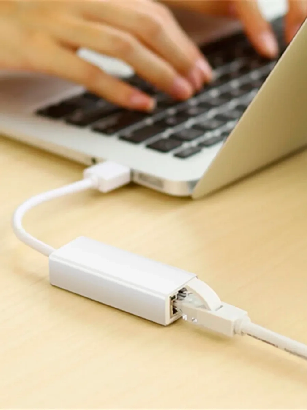 Конвертер-переходник USB 2.0 Ethernet Adapter QTS1081B