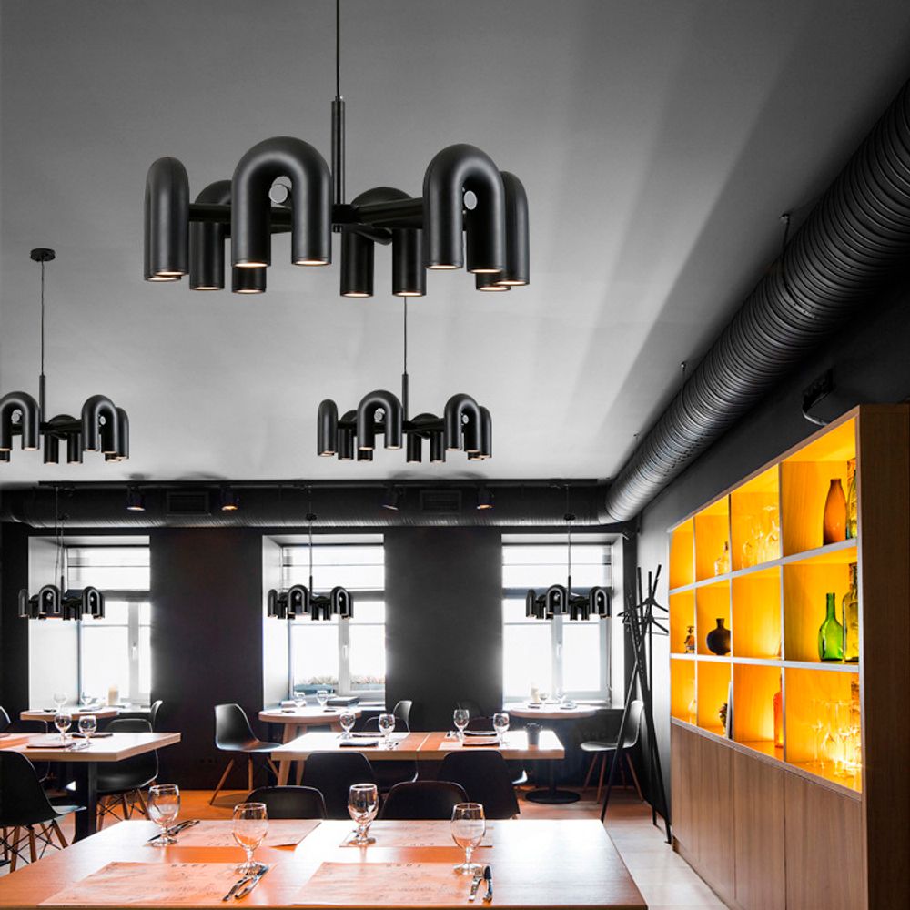 Подвесная Люстра Fanny 8 Orange By Imperiumloft