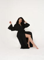 ХАЛАТ BLACK LUX НА ЗАПАХ