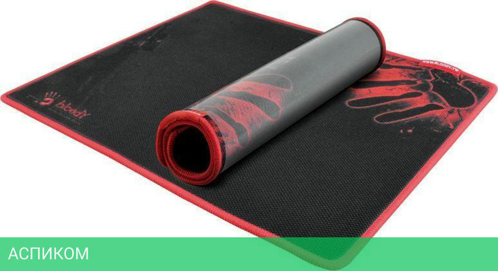 Коврик для мыши A4Tech Bloody черный/красный (B-080)