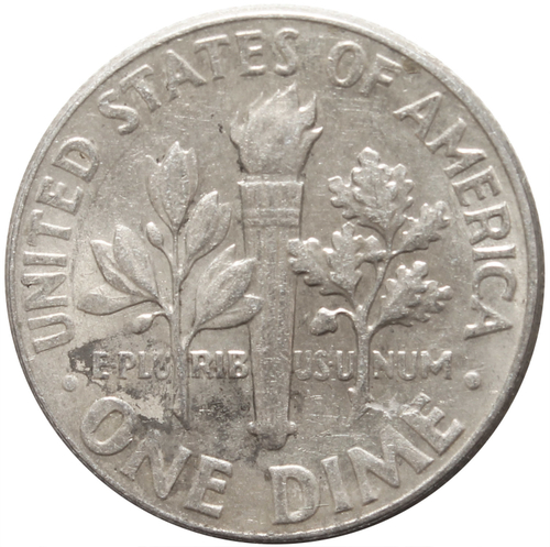 1 дайм (10 центов) 1964. США Серебро VF-XF