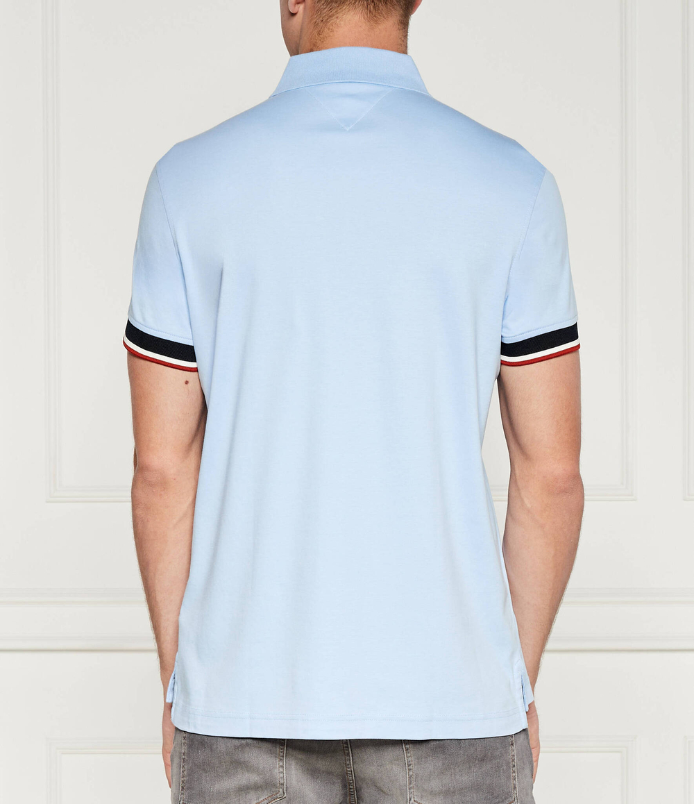 Поло Tommy Hilfiger - голубой(MW0MW35588)