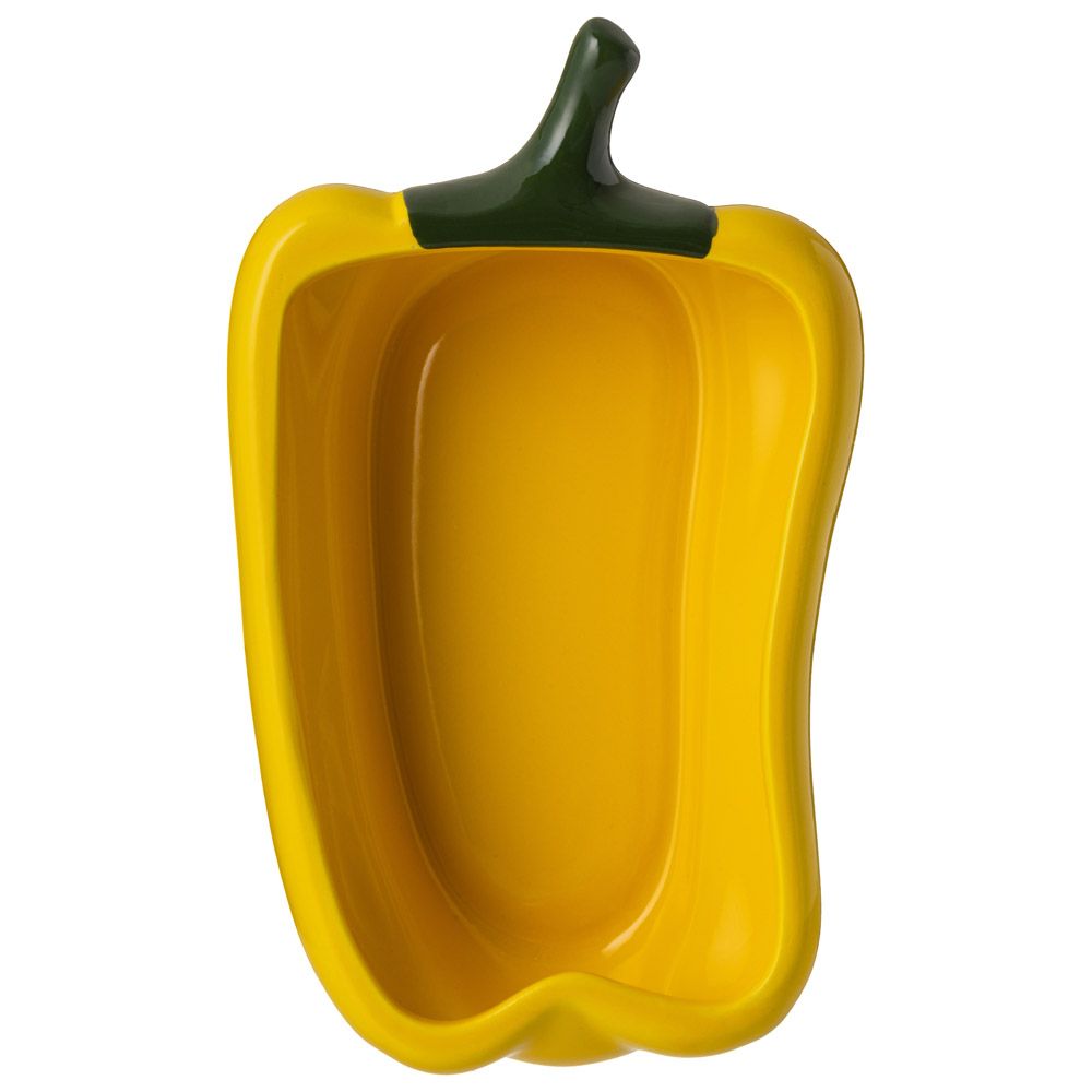 БЛЮДО ДЛЯ ЗАПЕКАНИЯ "ПЕРЕЦ" 500 МЛ. 21*12,5 СМ. ВЫСОТА=6 СМ. КОЛЛЕКЦИЯ "IL RACCOLTO"