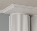 Cosca Decor. Заглушка ZL007, 30х23ч2800мм, левая, для рейки RX007, Экополимер