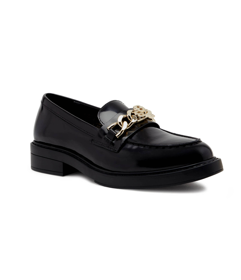 Кожаные мокасины vanity_loafer_aba BOSS BLACK - черный(50504575)