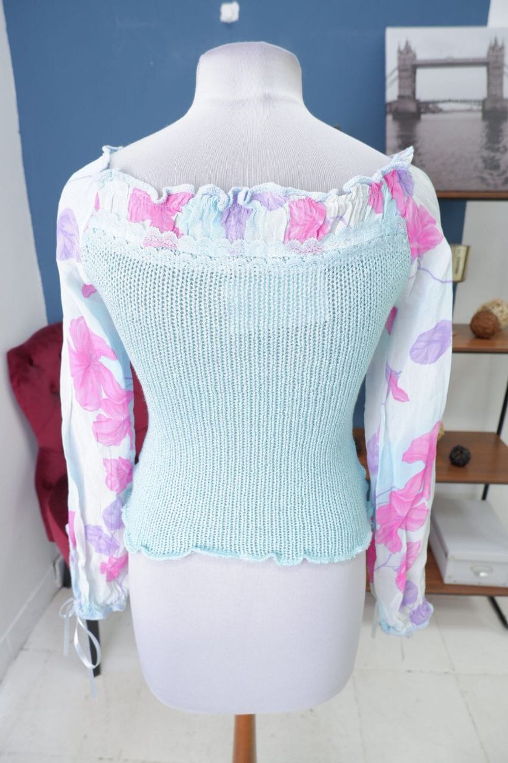 Блуза Nadia комбинированная 42 размер