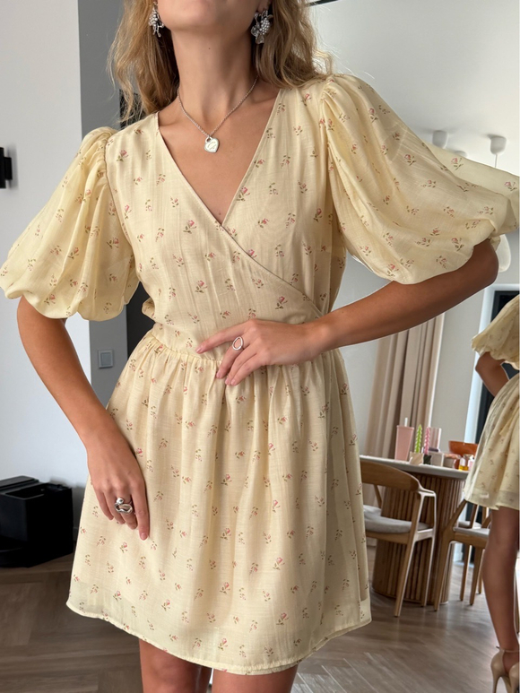 Платье Зефир светло-желтый