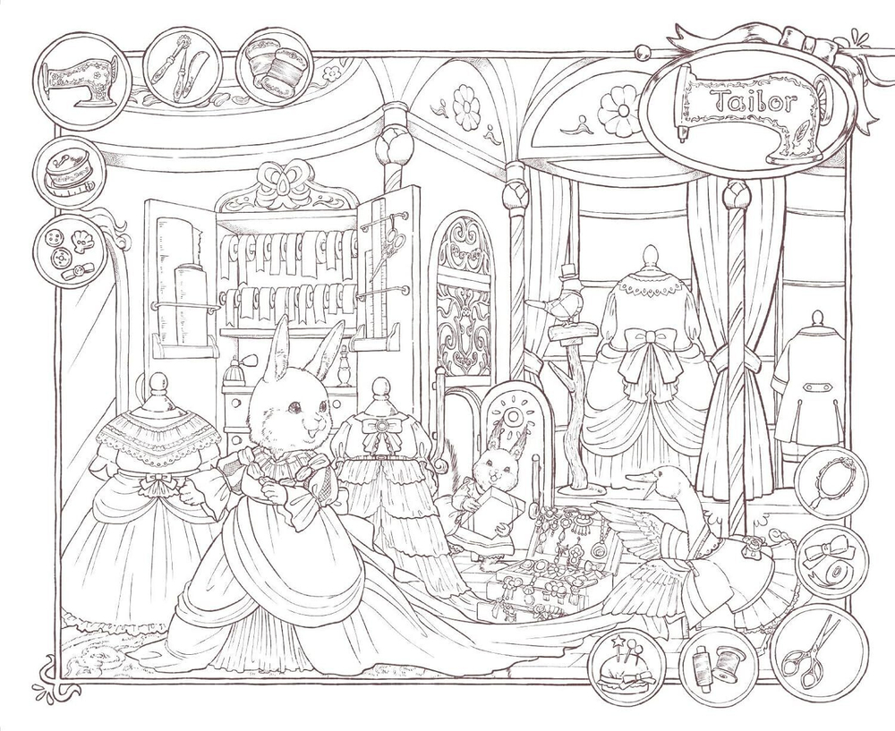 [Vol.6] A friendly squirrel and the residents of the antique town by Mona.