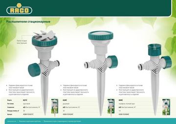 RACO 621C, лепестковый, на пике, круговой распылитель (4260-55/621C)