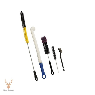 Комплект ершиков для чистки кальяна 4 шт.+ щетка