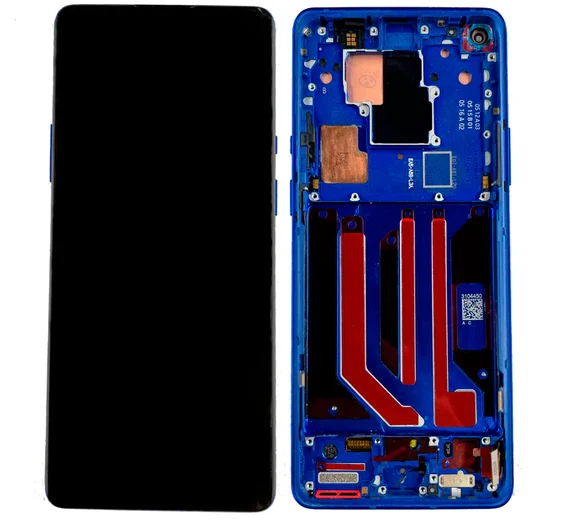 Дисплей для OnePlus 8 Pro AMOLED в сборе с тачскрином на рамке (Blue)