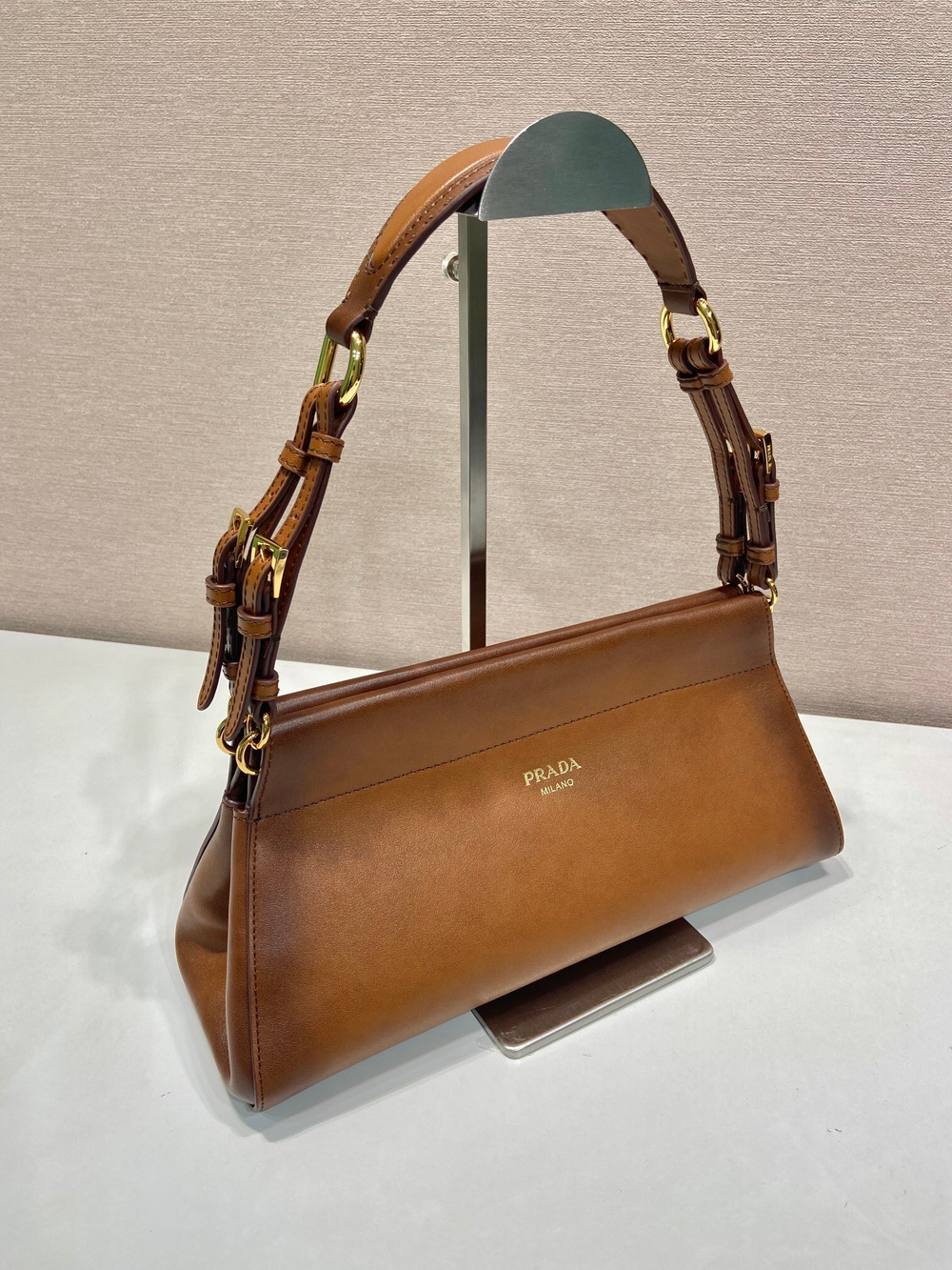 Prada Enchaine Medium Leather Bag 32 cm