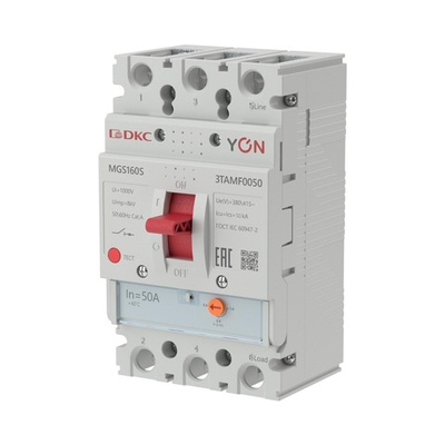 Авт. выкл. YON MGS160S 3P 40-50A 50kA