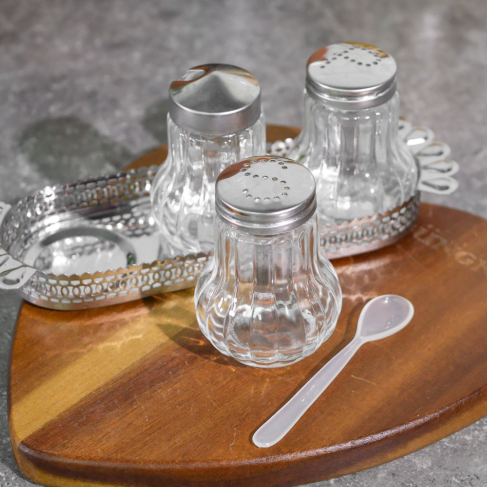 Набор для специй 3 предмета 40мл на подставке, MB 40489