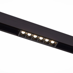 ST361.446.06 Магнитный трековый светильник Черный LED 1*6W 4000K 532Lm Ra&gt;90 36° IP20 L115xW22xH44 48V