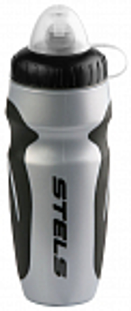 Фляга 600мл CB-15027 STELS полиэтиленовая серебристо-чёрная