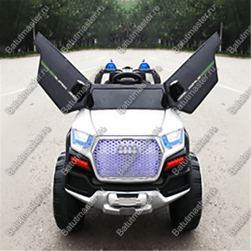 Детский электромобиль "Audi" белый, стандартная комплектация