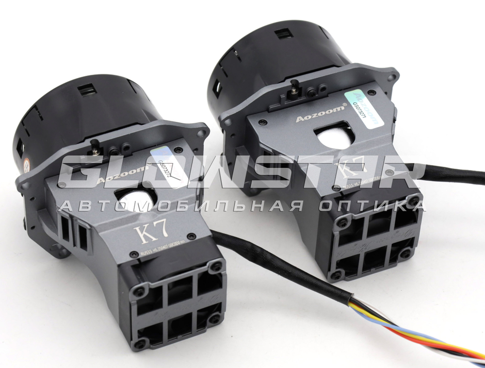 Билед модули Aozoom K7 Dragon Knight (4 поколение) 2025 3.0 дюйма, 2 чипа, 5500K, 12V, 55W/82W, крепление 3R (комплект, 2шт)