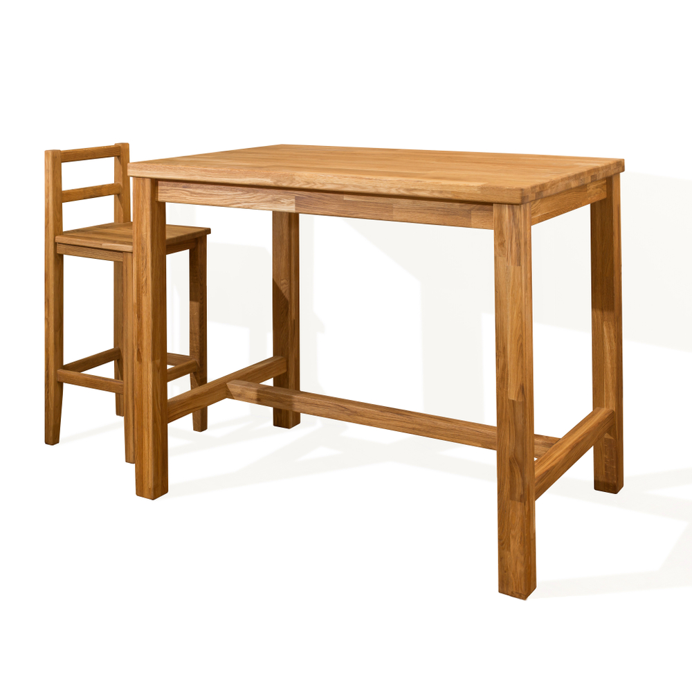 Стол барный из массива дуба Клермон-02