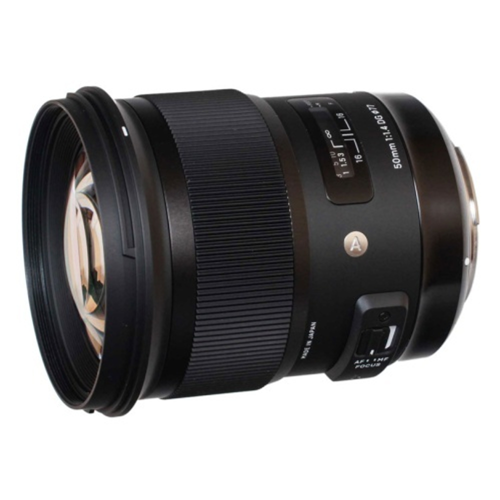Объектив Sigma AF 50mm f/1.4 DG HSM Art for Canon EF, чёрный