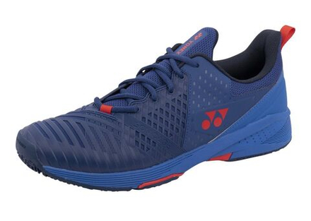 Мужские кроссовки теннисные Yonex Power Cushion Sonicage 3 Clay - navy/red