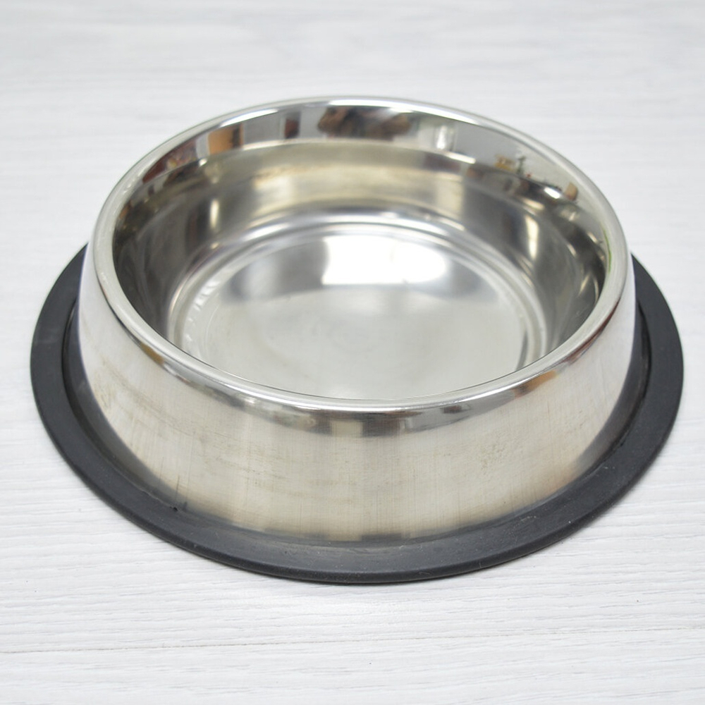 Миска 200мл 15,5см нерж с антискользящим дном