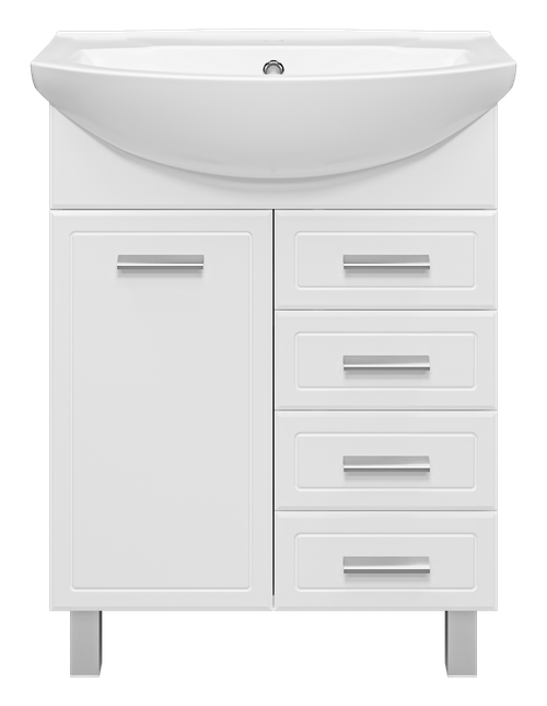 Тумба под раковину Misty Стелла 65 с 4 ящиками