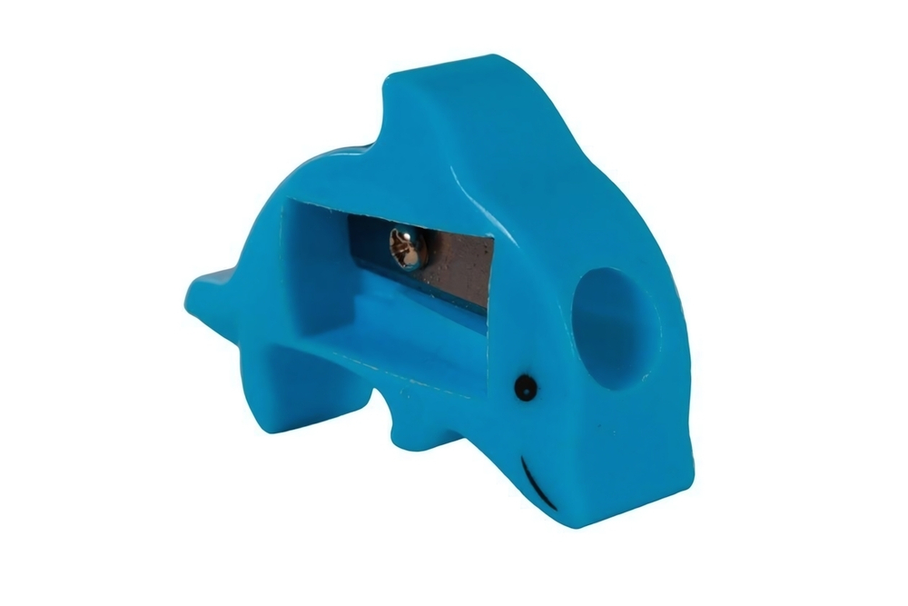 Точилка, 1отверстие, 4вида микс, дельфин