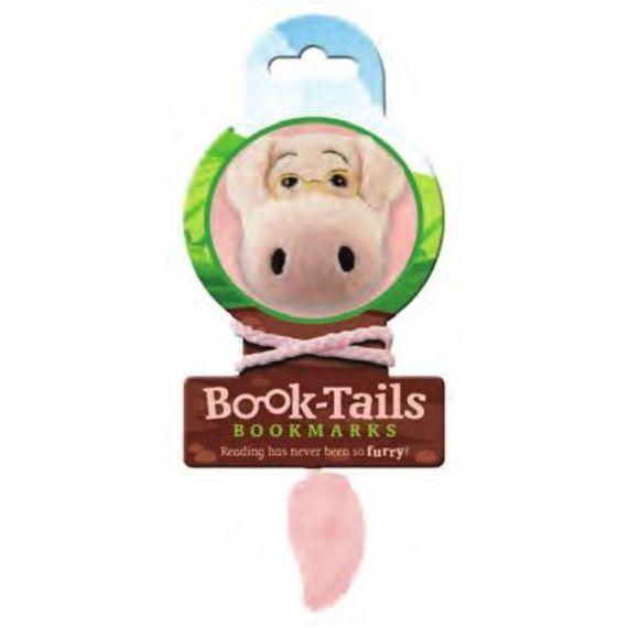 Book-Tails Bookmark-Pig