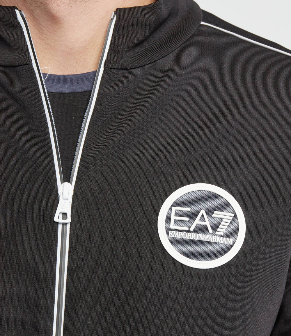 Худи EA7 - черный(3LPM22 PJEJZ)