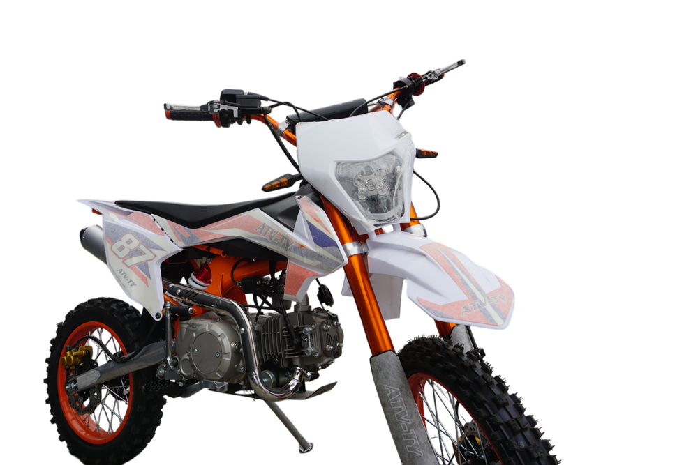 Питбайк MotoSport (механ. сцепл., эл. стартер, 17/14) с двигателем на 125см3 и 140см3